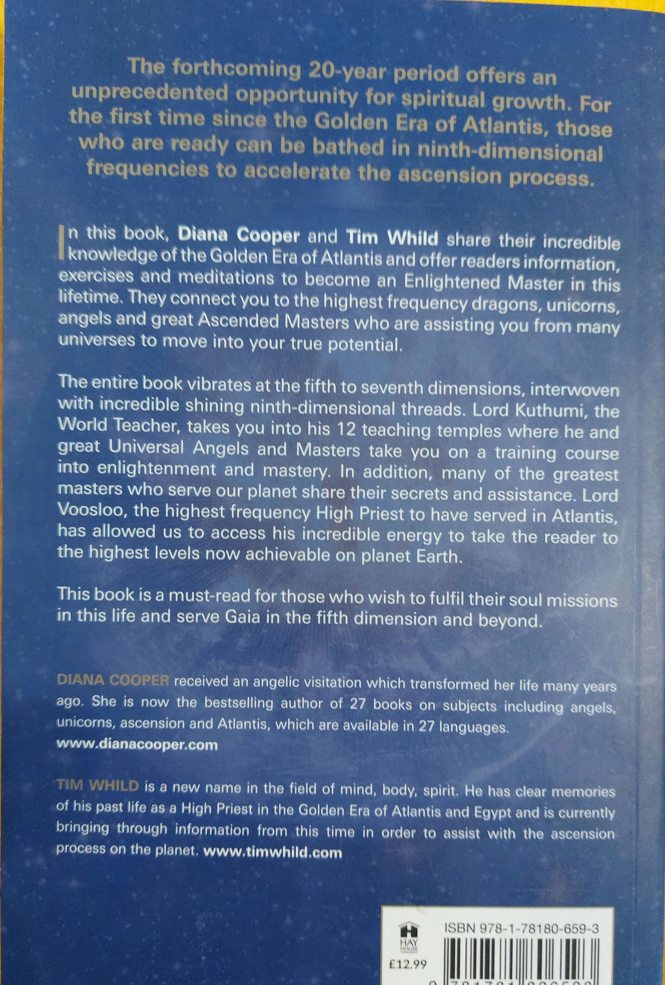 Dianan ja Timin engl.kirja takakansi