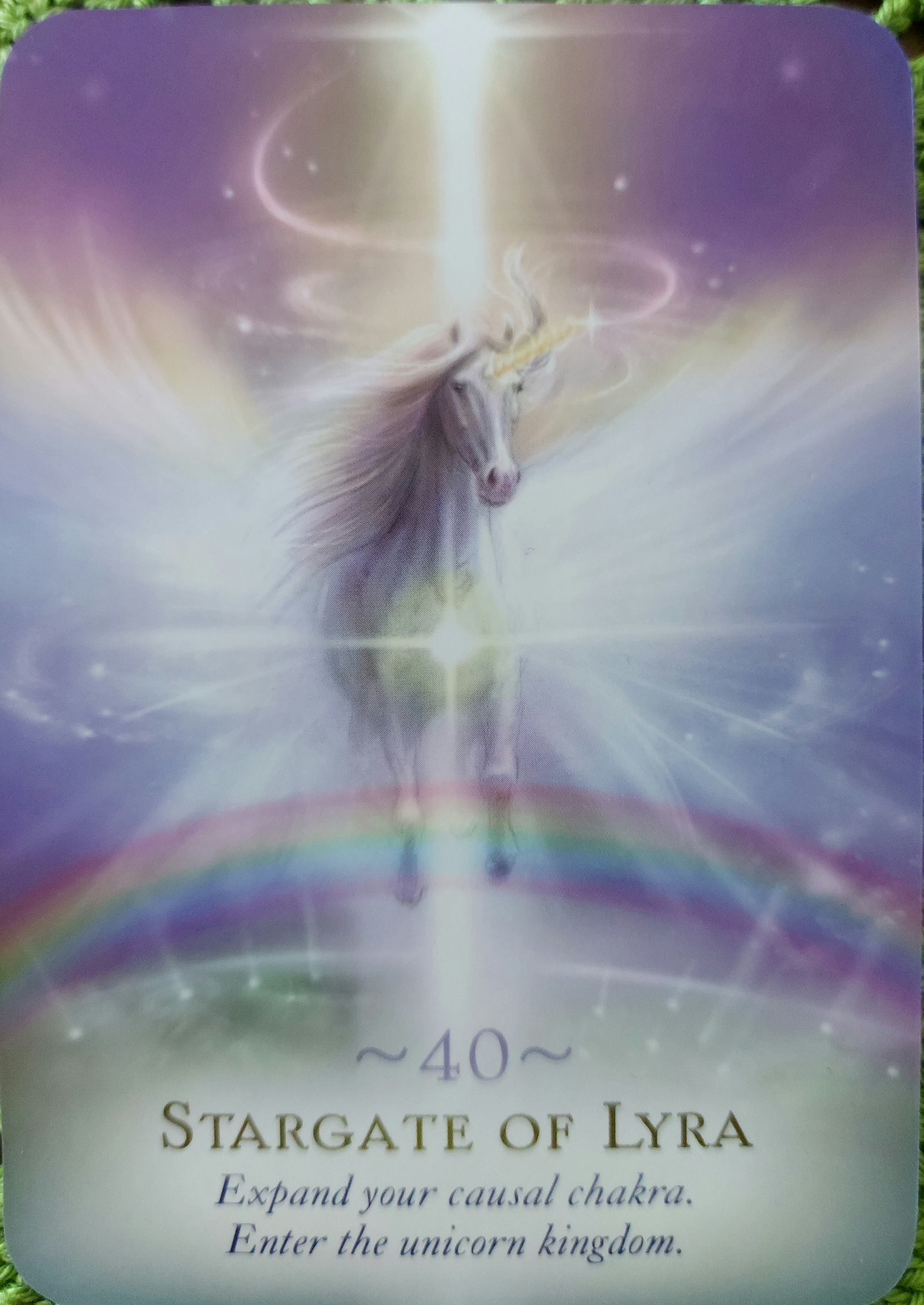 Magic of Unicorns yksi kortti